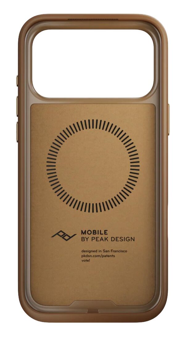 Peak Design Mobile Everyday Magnet Case für Apple iPhone 17 Pro Max  Tan ohne Fingerschlaufe