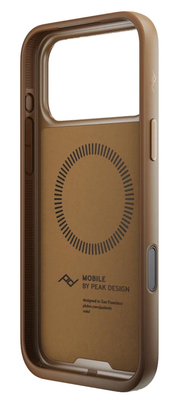 Peak Design Mobile Everyday Magnet Case für Apple iPhone 17 Pro Max  Tan ohne Fingerschlaufe