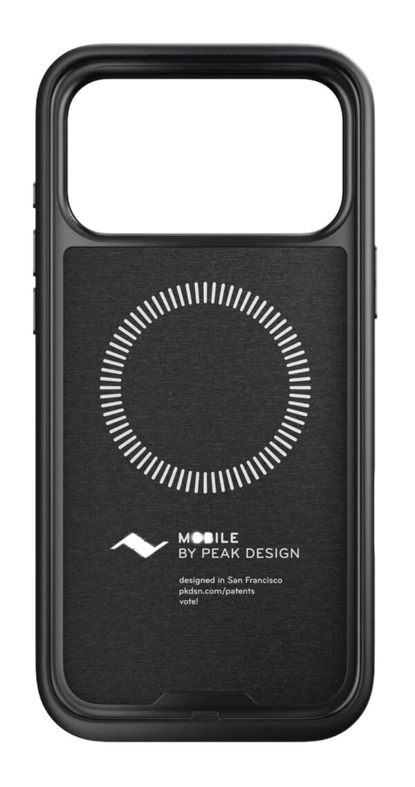 Peak Design Mobile Everyday Magnet Case für Apple iPhone 17 Pro Max  Charcoal ohne Fingerschlaufe