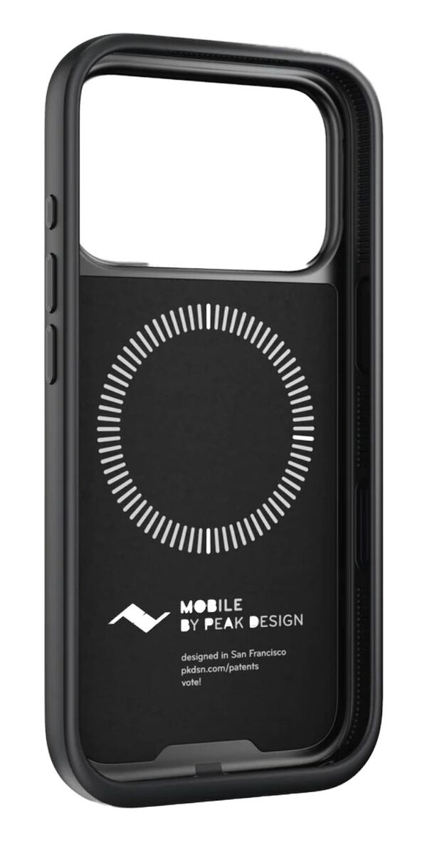 Peak Design Mobile Everyday Magnet Case für Apple iPhone 17 Pro  Black ohne Fingerschlaufe