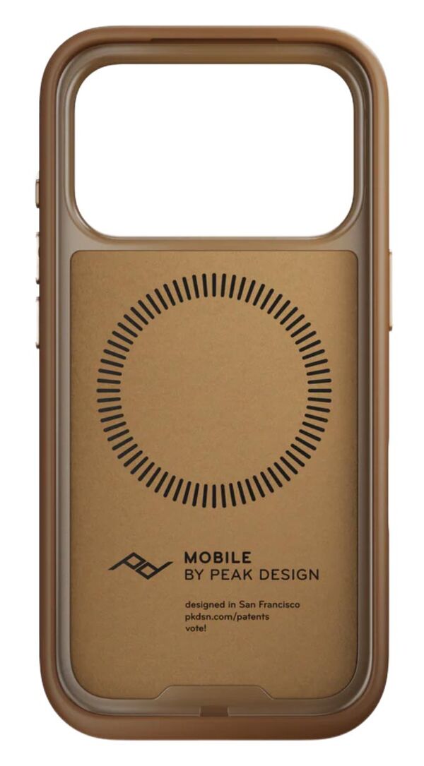 Peak Design Mobile Everyday Magnet Case für Apple iPhone 17 Pro  Tan ohne Fingerschlaufe