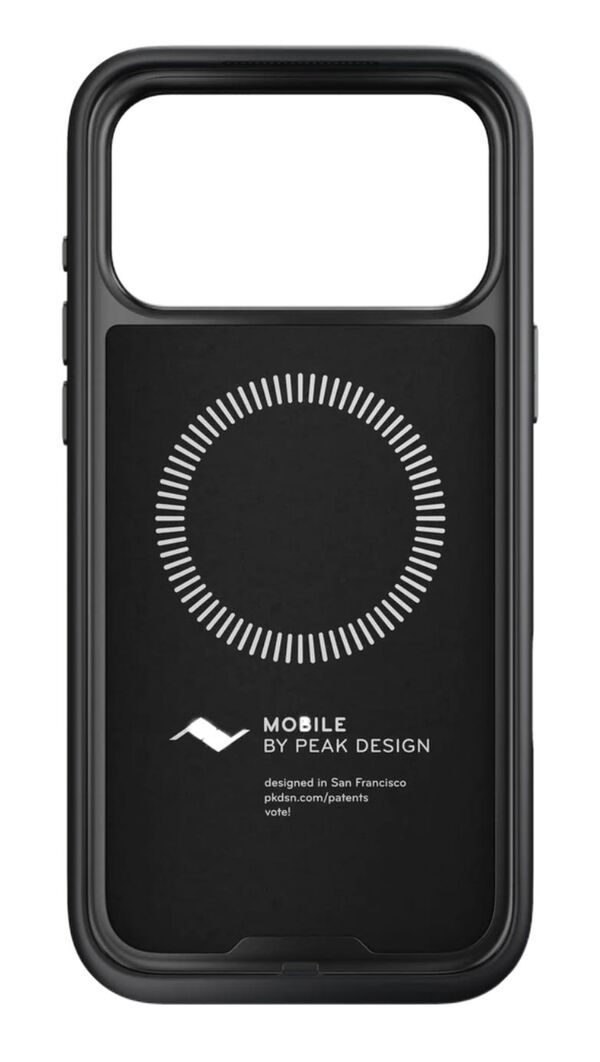 Peak Design Mobile Everyday Magnet Case für Apple iPhone 17 Pro  Black mit Fingerschlaufe