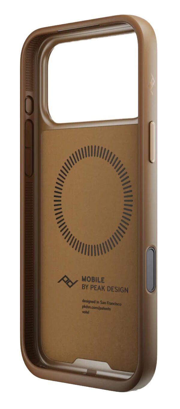 Peak Design Mobile Everyday Magnet Case für Apple iPhone 17 Pro  Tan mit Fingerschlaufe