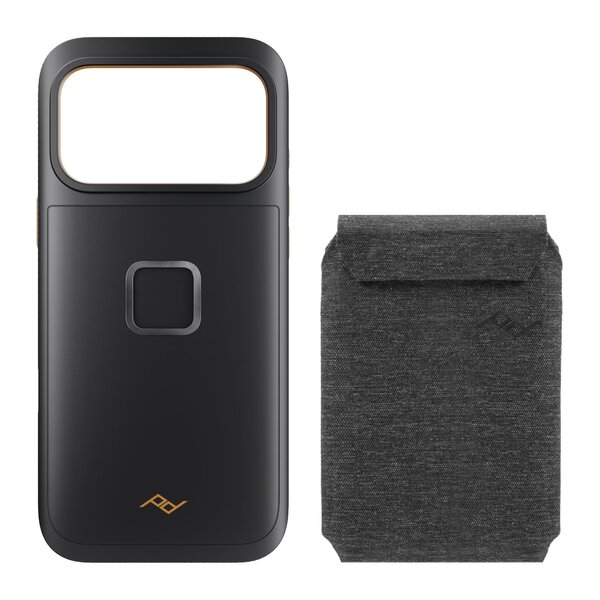 Peak Design Mobile GNAR Case + Wallet Slim  Schwarz & Charcoal iPhone 17 Pro Max