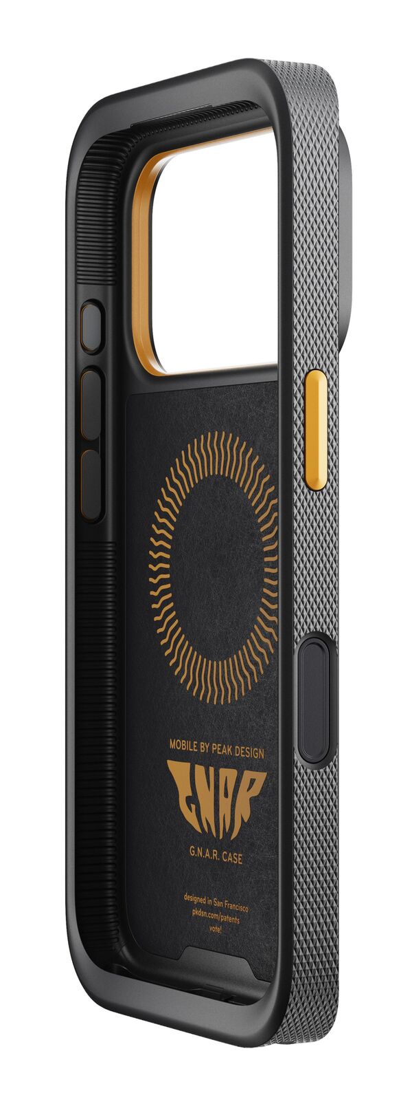Peak Design Mobile GNAR Magnet Case für Apple iPhone 16  Black iPhone 16 Pro