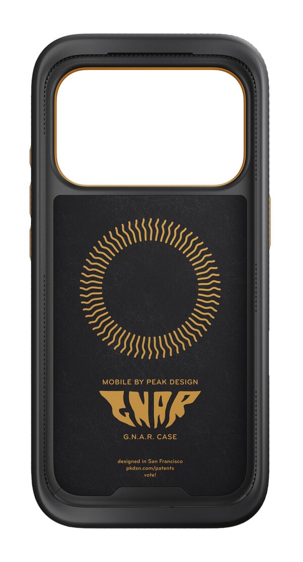 Peak Design Mobile GNAR Magnet Case für Apple iPhone 16  Black iPhone 16 Pro