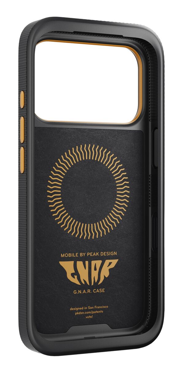 Peak Design Mobile GNAR Magnet Case für Apple iPhone 16  Black iPhone 16 Pro