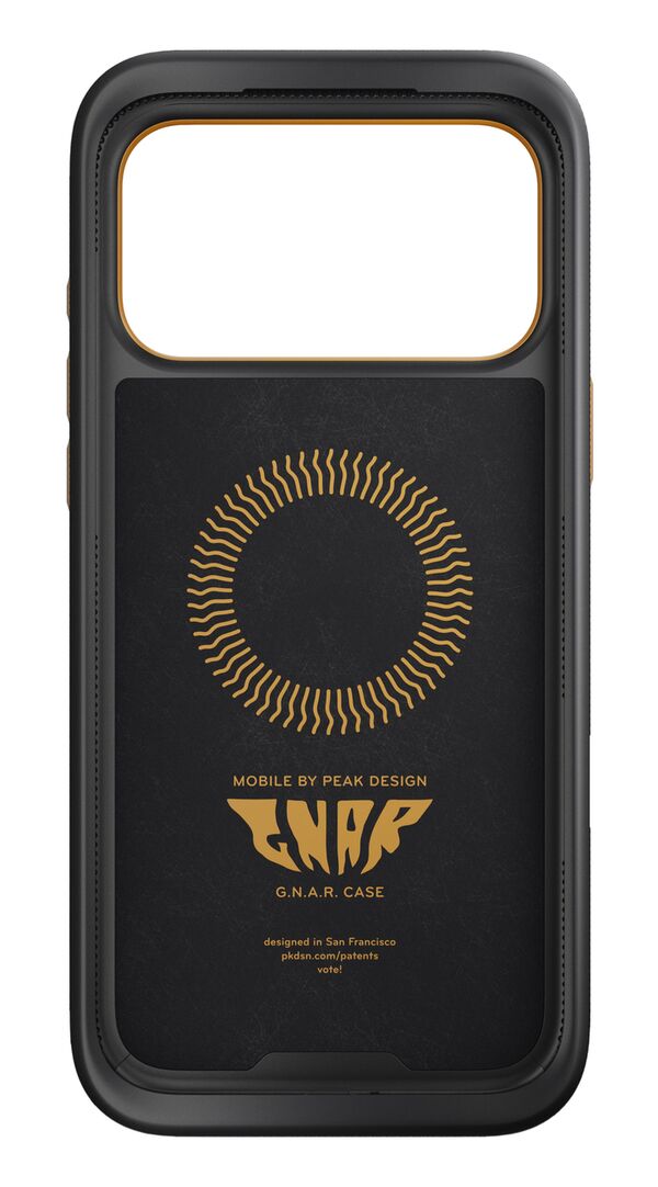 Peak Design Mobile GNAR Magnet Case für Apple iPhone 16  Black iPhone 16 Pro Max