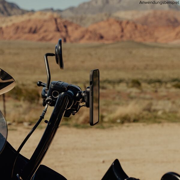 Peak Design Mobile Motorradhalterung Bremse/Kupplung  mit Ladefunktion Schwarz