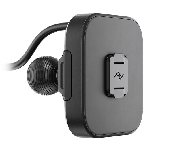 Peak Design Mobile Motorradhalterung Kugeladapter 20mm mit Sicherung  mit Ladefunktion Schwarz