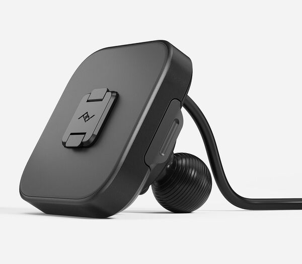 Peak Design Mobile Motorradhalterung Kugeladapter 20mm mit Sicherung  mit Ladefunktion Schwarz