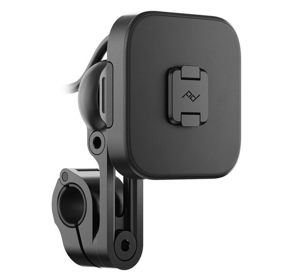 Peak Design Mobile Motorradhalterung Spiegelhalterung  mit Ladefunktion Schwarz