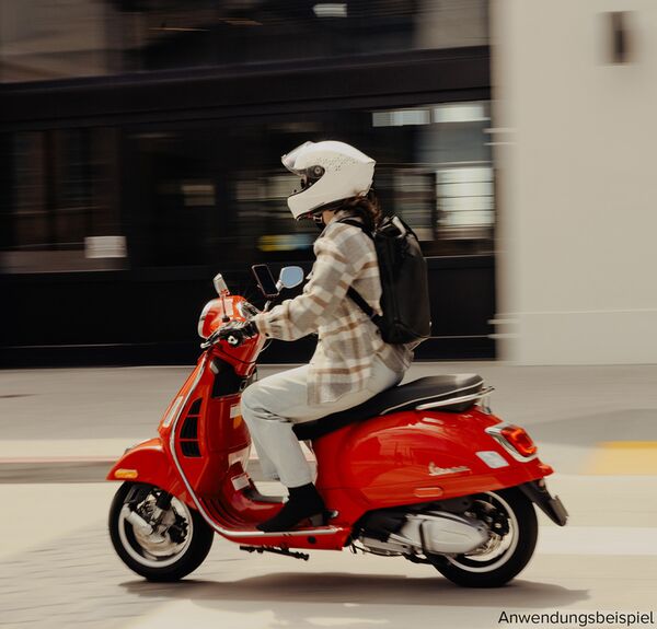 Peak Design Mobile Motorradhalterung Spiegelhalterung  mit Ladefunktion Schwarz