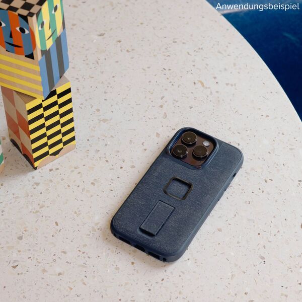 Peak Design Mobile Everyday Magnet Case für Apple iPhone 15 Pro  Midnight mit Fingerschlaufe