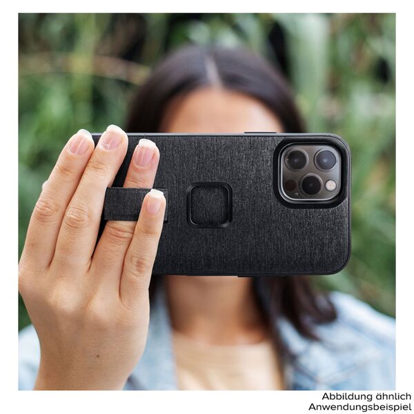 Peak Design Mobile Smartphone-Hülle mit Magnetsystem und Fingerschlaufe für Apple  Charcoal iPhone 13