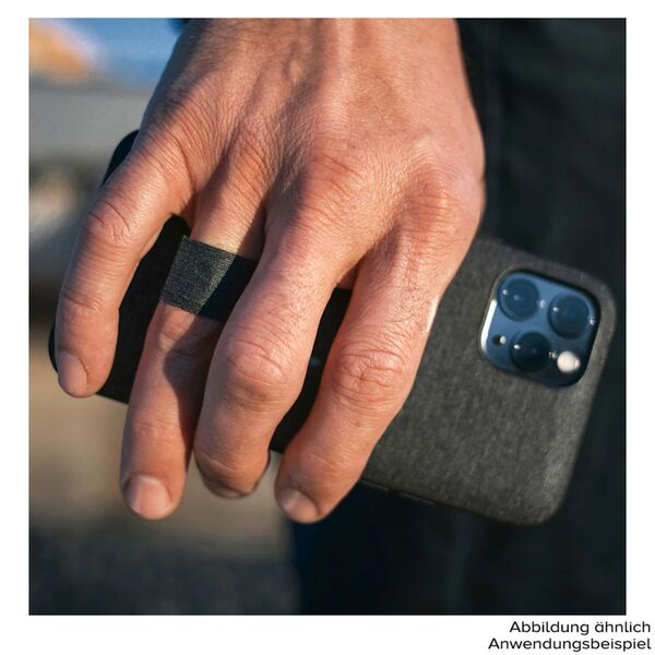 Peak Design Mobile Smartphone-Hülle mit Magnetsystem und Fingerschlaufe für Apple  Charcoal iPhone 13