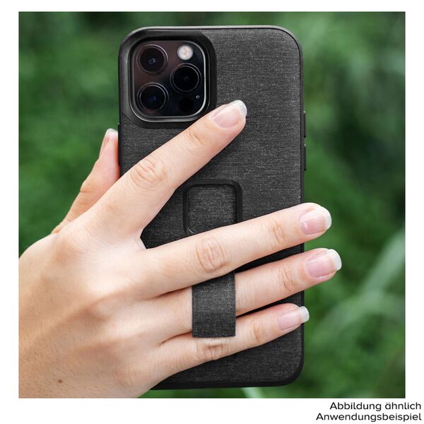 Peak Design Mobile Smartphone-Hülle mit Magnetsystem und Fingerschlaufe für Apple  Charcoal  iPhone 12