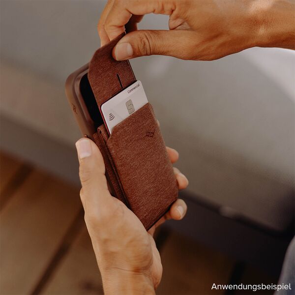 Peak Design Mobile Wallet Slim Karten-Portemonnaie  Redwood