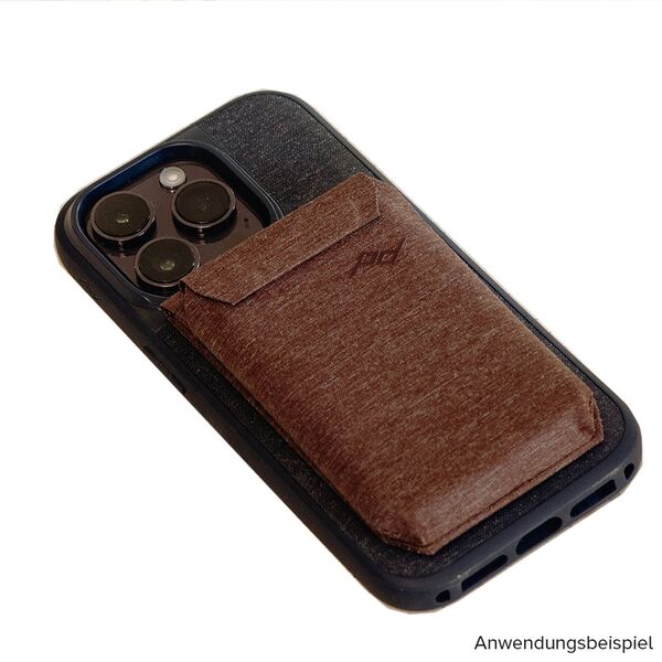 Peak Design Mobile Wallet Slim Karten-Portemonnaie  Redwood