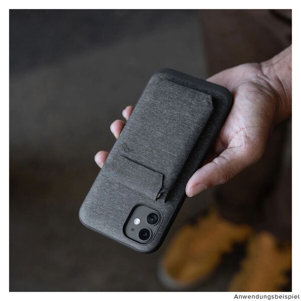 Peak Design Mobile Wallet Stand Karten-Portemonnaie mit Standfunktion  Charcoal 