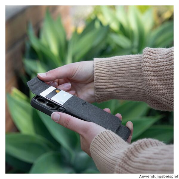 Peak Design Mobile Wallet Stand Karten-Portemonnaie mit Standfunktion  Charcoal 
