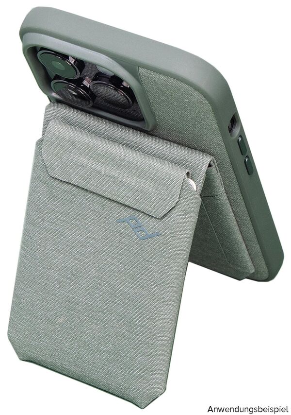 Peak Design Mobile Wallet Stand Karten-Portemonnaie mit Standfunktion  Sage