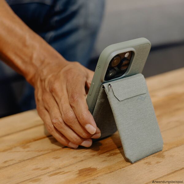 Peak Design Mobile Wallet Stand Karten-Portemonnaie mit Standfunktion  Sage