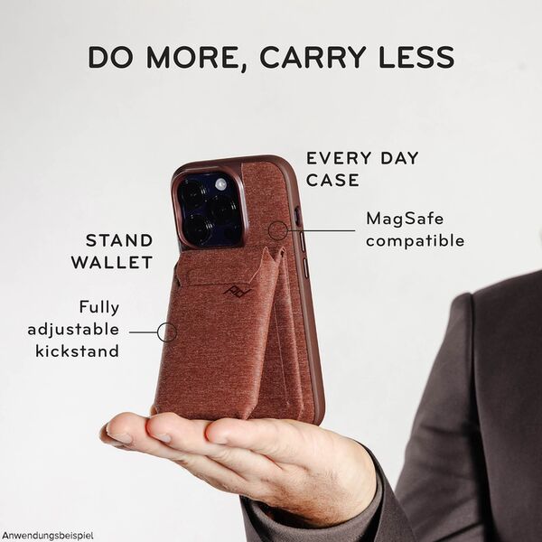 Peak Design Mobile Wallet Stand Karten-Portemonnaie mit Standfunktion  Redwood