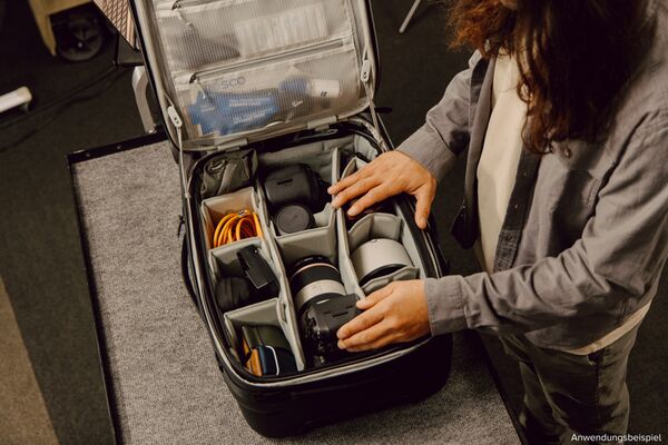 Peak Design Roller Pro Creator Bundle  Schwarz Rollkoffer + Camera Cube XL