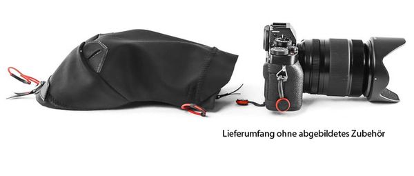 Peak Design Shell Small (S) - Wetterfeste Schutzhülle für DSLM-Kameras und kleine DSLR-Kameras inkl. Objektiv bis 9 cm 