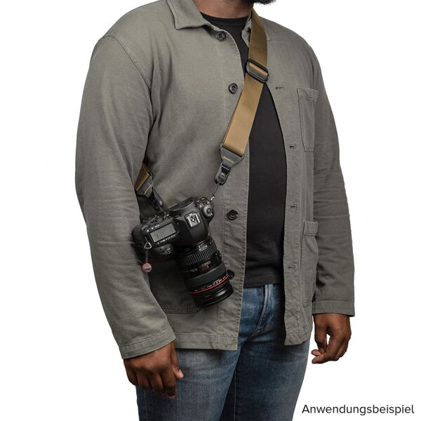 Peak Design Slide - Kameragurt für mittlere und große DSLR-Kameras  Coyote (Braun/Beige)