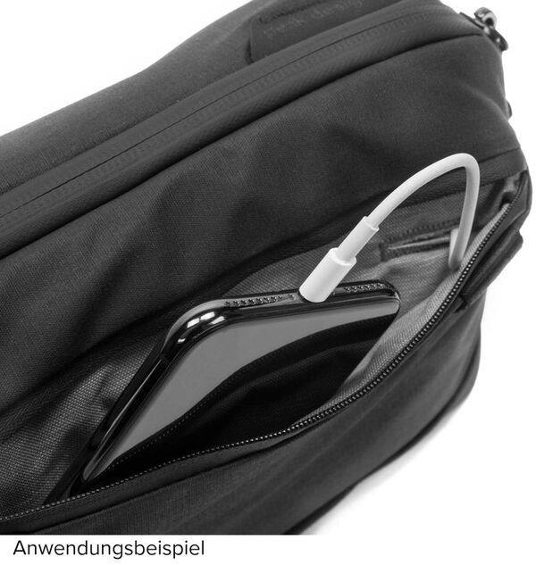 Peak Design Tech Pouch - Organizer-Tasche für Smartphones, Kabel etc.  schwarz
