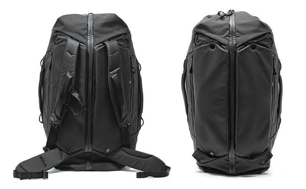 Peak Design Travel Duffelpack Bag mit Rucksackgurten  schwarz 65L