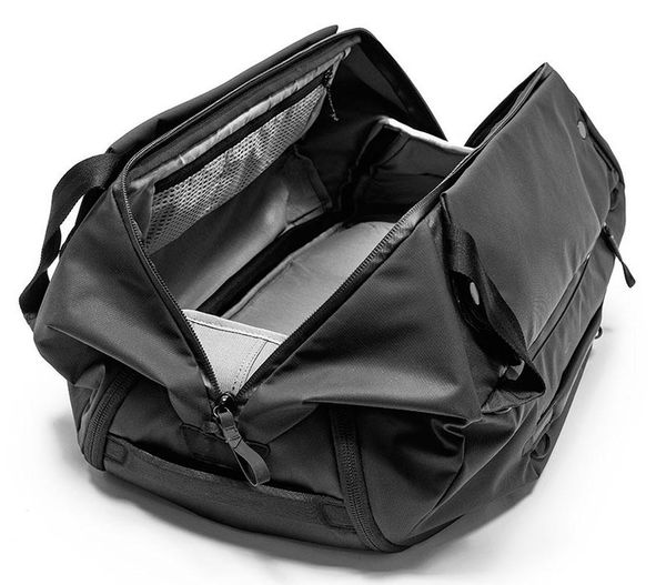 Peak Design Travel Duffelpack Bag mit Rucksackgurten  schwarz 65L
