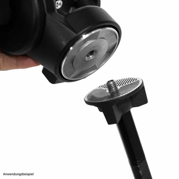Peak Design Universal Head Adapter für markenfremde Stativköpfe am Travel Tripod 