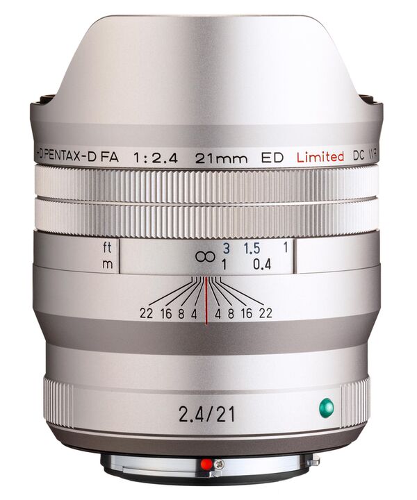 Pentax D FA 21mm f/2.4 ED Limited DC WR HD  silber Pentax K Vollformat