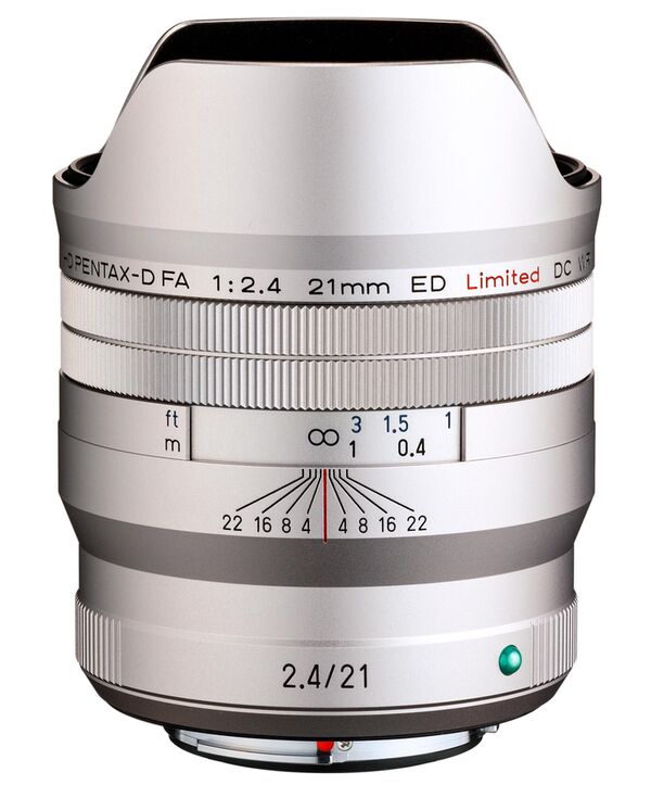 Pentax D FA 21mm f/2.4 ED Limited DC WR HD  silber Pentax K Vollformat