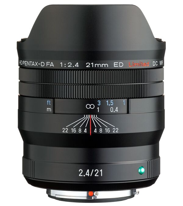 Pentax D FA 21mm f/2.4 ED Limited DC WR HD  schwarz Pentax K Vollformat