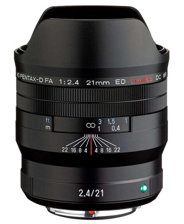 Pentax D FA 21mm f/2.4 ED Limited DC WR HD  schwarz Pentax K Vollformat