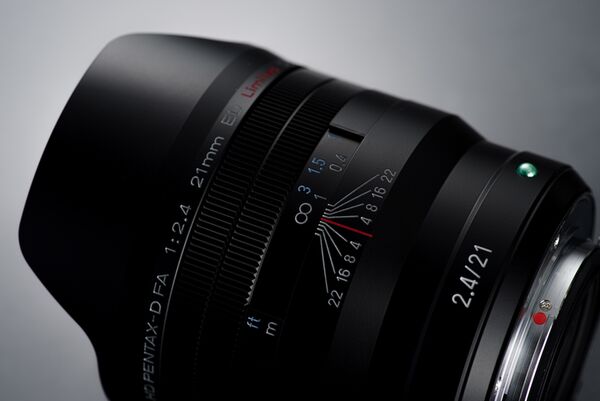 Pentax D FA 21mm f/2.4 ED Limited DC WR HD  schwarz Pentax K Vollformat