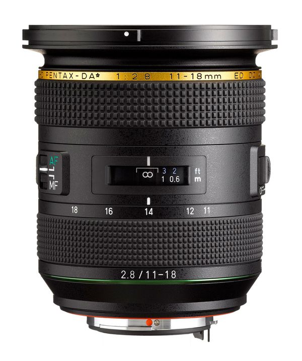 Pentax HD DA* 11-18mm f/2,8 ED DC AW  Pentax K  APS-C