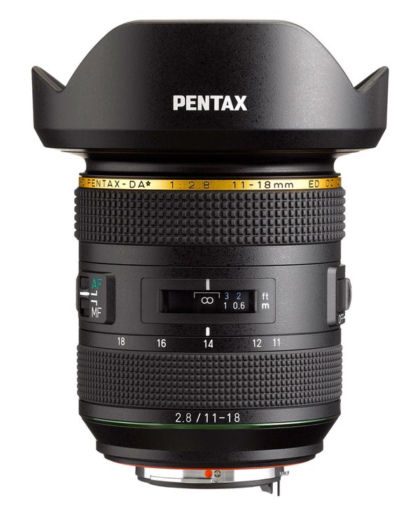 Pentax HD DA* 11-18mm f/2,8 ED DC AW  Pentax K  APS-C