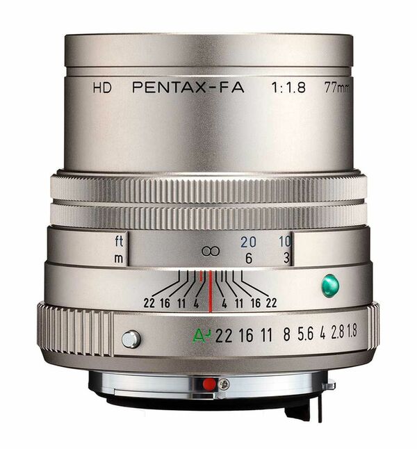 Pentax HD FA 77mm f/1,8 Limited  silber Pentax K Vollformat