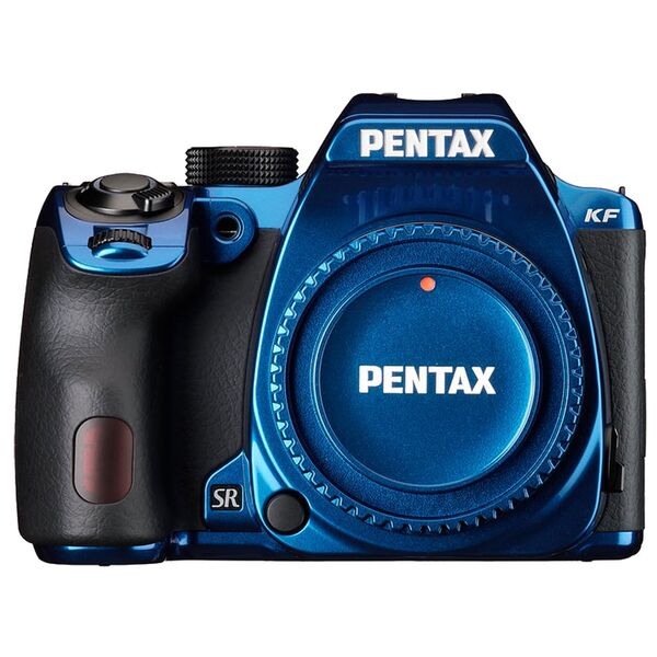 Pentax KF Gehäuse  blau