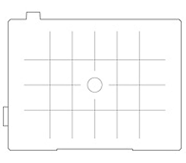 Pentax Mattscheibe DG-80 mit Gitterfeld 