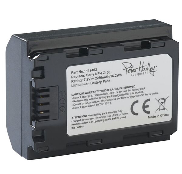 Peter Hadley NP-FZ100 Akku 