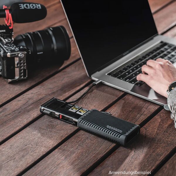 PGYTECH CFexpress CreateMate Kartenlesergehäuse  A/SD schwarz