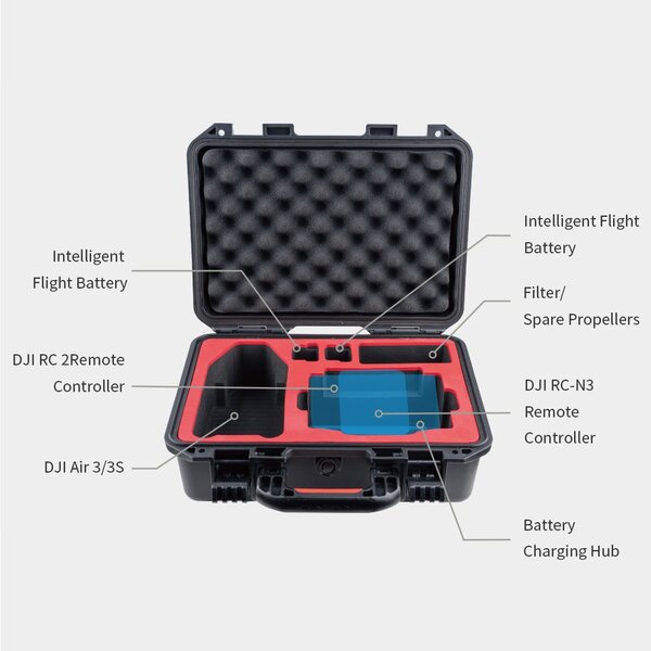 PGYTECH DJI Air 3/3S Safety Carrying Case 