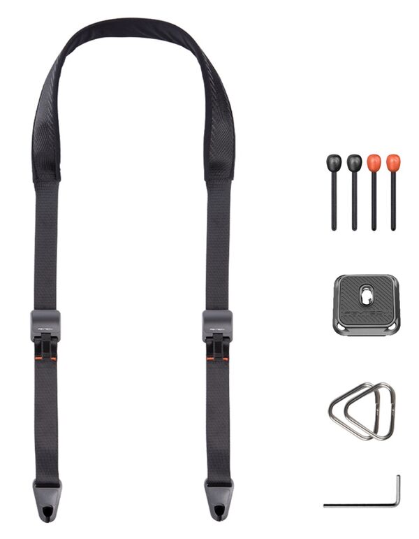 PGYTECH Kamera Schultergurt  Night Black