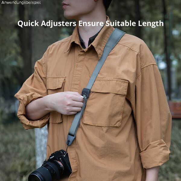 PGYTECH Kamera Schultergurt  Rock Grey